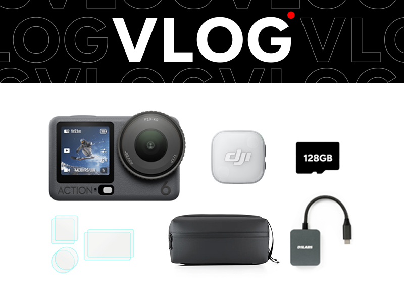Osmo Action 6 Vlog Bundle (DJI Mic Mini 2)